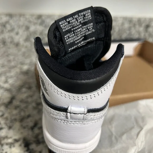 Jordan 1 Retro High OG (TD) - Black/White-White NIB. Never even tried on. - Picture 2 of 11